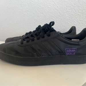 Adidas Black and Purple Sneakers